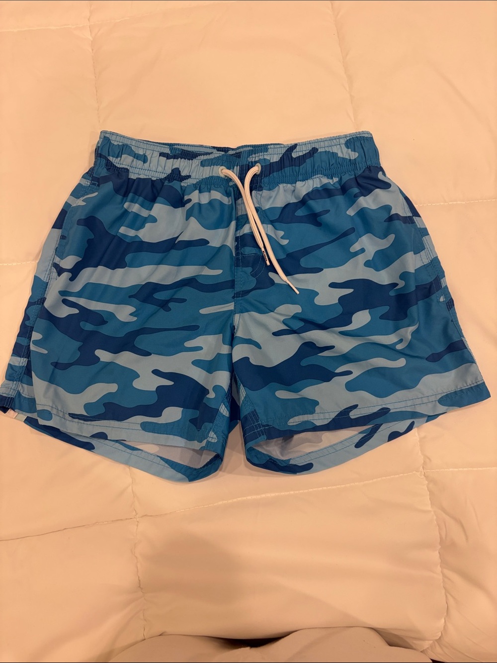 Sundek Blue Camo Swim Shorts
